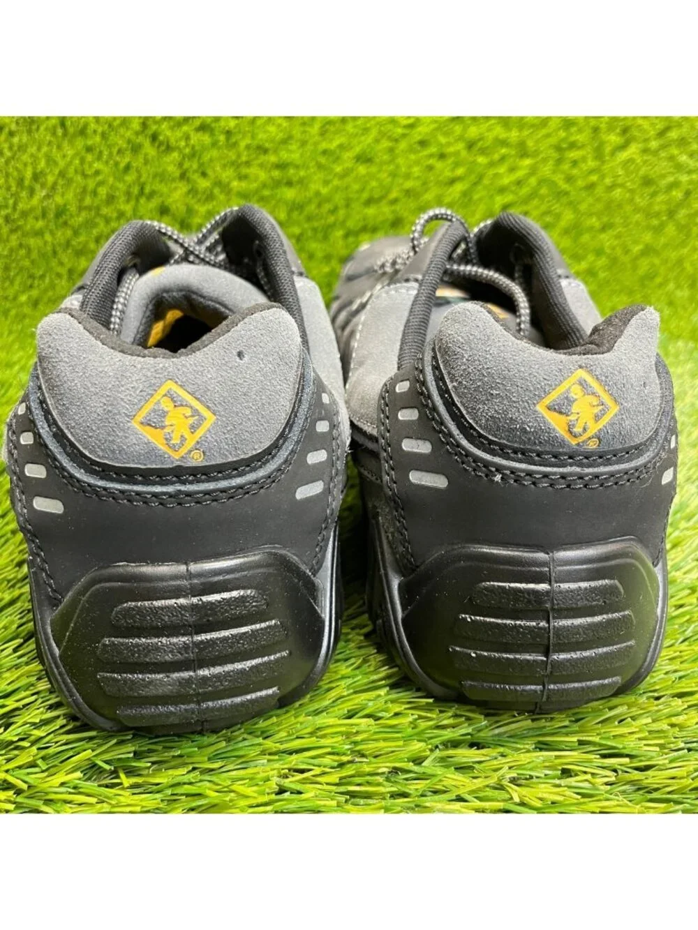 Terra Spider Low Mens Size 12 Black Gray Leather Composite Toe Safety Work Shoes